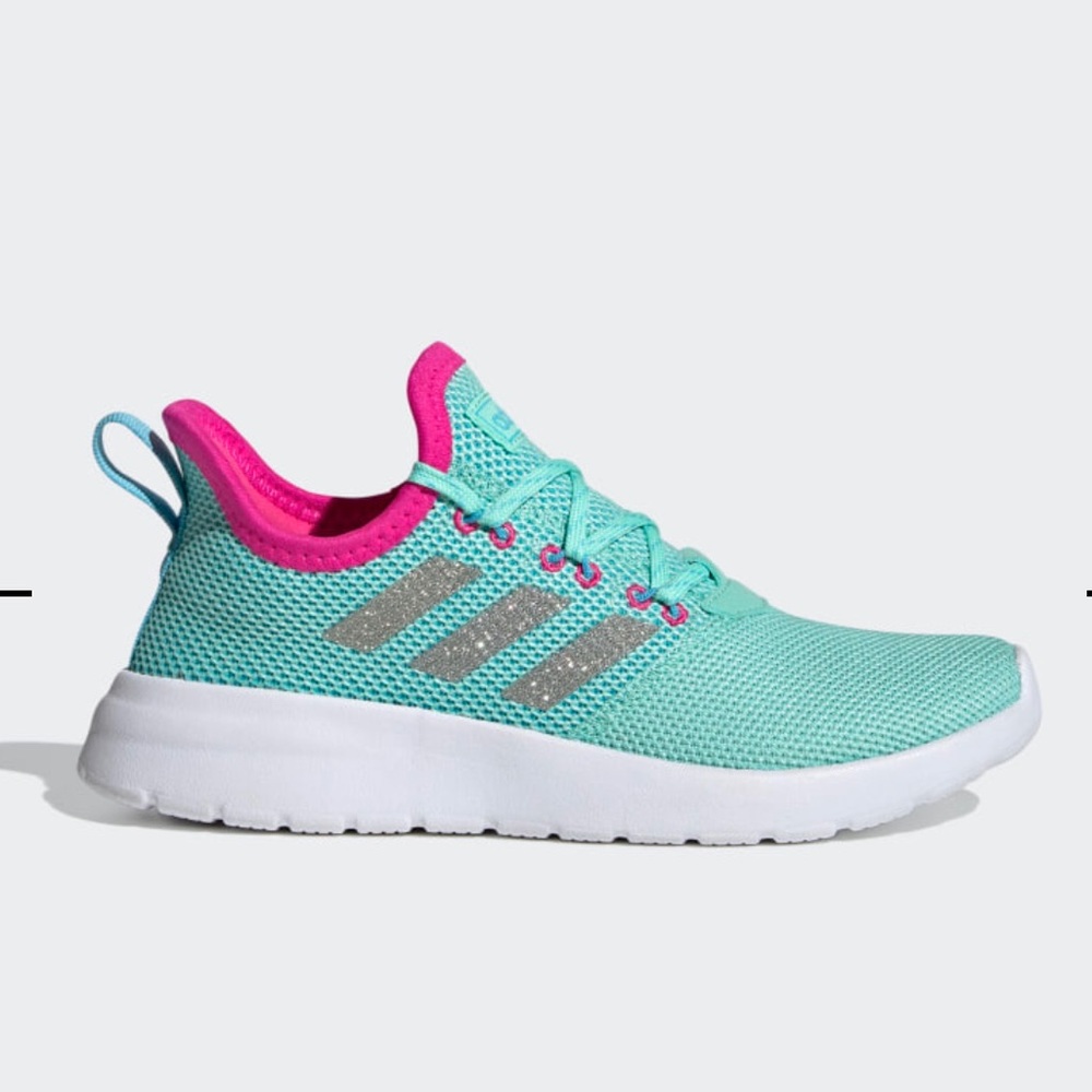 ADIDAS LITE RACER RBN BIG KIDS SHOES 💕💚 - Picture 4 of 13